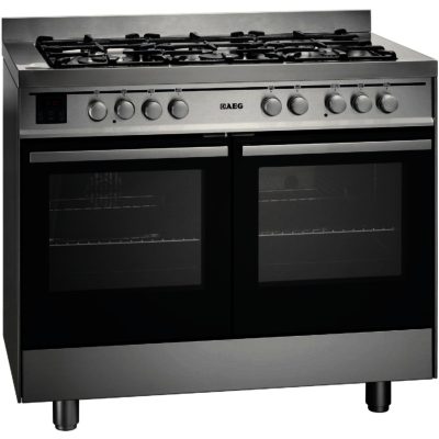 AEG 49190GO-MN 100cm Dual Fuel Range Cooker in Stainless Steel AEG 49190GO-MN 100cm Dual Fuel Range Cooker in Stainless Steel